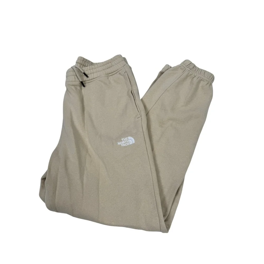 The North Face Mens Essential Joggers Beige Tan Sweatpants Size Medium